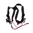 thumbnail image 1 of Climbing Chest Strap Rock Climb Shoulder Straps Professional Adjustable Safety Belt Safe Body Belts Body Fixator for Protection Black, 1 of 6