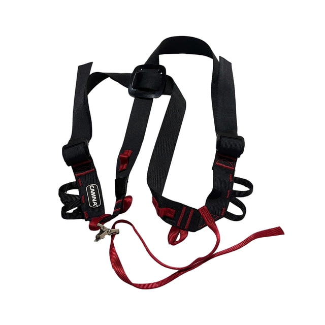 Climbing Chest Strap Rock Climb Shoulder Straps Professional Adjustable Safety Belt Safe Body Belts Body Fixator for Protection Black