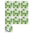 thumbnail image 1 of 1Set 10pc Self Adhesive Tile 3D Sticker Kitchen Bathroom Wall Sticker Decoration, 1 of 1