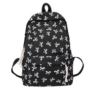 Bow Backpack Cute Preppy Daypack For Women Girls Travel Bookbag Lightweight Laptop Bag College School