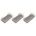 thumbnail image 3 of Shower Shelf Basket, Shower Storage Rack 3 Layers Punch Free Anticorrosion Aluminum  For Home Black,Black Gold, 3 of 8