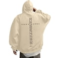 thumbnail image 1 of Chandail à Capuchon Rétro pour Hommes avec Verset Graphique, Tenue Décontractée Inspirante pour Croyants, Chandail Confortable à Enfiler, 1 of 6