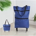 thumbnail image 1 of Foldable Hand Pull Cart With Wheels Lightweight Wagon For Home Garden Portable Trailer, 1 of 6