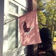 thumbnail image 2 of Carolines Treasures BB7948CHF Capuchin Red Pigeon Pink Check Canvas House Flag, 2 of 4