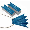 thumbnail image 3 of Inkdotpot Real Silver Foil Made With Love Text Tags Favor Hang Paper Tags 50 Pieces, 3 of 6