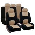 thumbnail image 2 of FH Group Car Seat Covers Full Set Cloth - Universal Fit, Automotive Seat Covers, Airbag Compatible, Solid Bench Rear Seat, Washable Car Seat Cover for SUV, Sedan, Van, 2 of 9