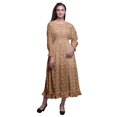 thumbnail image 1 of Bimba Robe de Plage Longue Maxi d'Été Bohème Gitane à Imprimé Floral pour Femme - Medium, 1 of 5