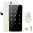 thumbnail image 1 of Keyboard Access Control Smart Keyless Digital Lock, Easy To Operate Password Cabinet Lock, Locker Factory Gym Residence Community For File Cabinet Gold,Silver, 1 of 8