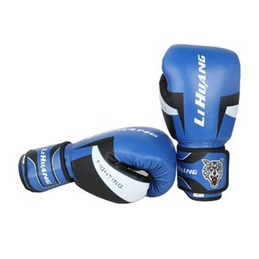 Xingzhi Gants d'Entraînement de Boxe pour Hommes et Femmes, Sparring, Punching, Kickboxing, GYM 6oz Bleu