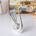 thumbnail image 1 of Meitianfacai Eating Fork Dining Fork, Coffee Spoon Fruit Fork Stainless Steel Bar Dessert Spoon With Swan Rack Household Tableware, 1 of 2