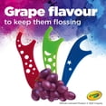 thumbnail image 2 of GUM® Crayola™ Porte-Fils pour Enfants, Enduits de Fluorure, Saveur de Raisin, 3 Ans et +, 75 Unités, 2 of 7