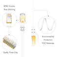 thumbnail image 2 of Cat 7 Ethernet Patch Cable 3ft 6 Pack (Highest Speed Cable) Cat7 Flat Shielded Ineternet Network Cables for Modem,, 2 of 5