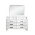 thumbnail image 1 of homeroots Lit & Salle de Bain 384055 Commode Blanche avec 9 Tiroirs, 1 of 1