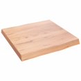thumbnail image 2 of vidaXL Table Top Light Brown 40x40x(2-4) cm Treated Solid Wood Live Edge, 2 of 5