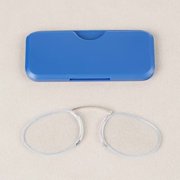 Clip-On Reading Glasses with Phone-Clip Technology, Temples-Free Lightweight Design, One-Piece Elliptical Frame & Metal Hinges for Smart Glasses Eyeglasses Unisex