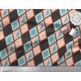 thumbnail image 3 of Soimoi Black polyester Crepe Fabric Stripe & Diamond Geometric Fabric Prints By Yard 42 Inch Wide, 3 of 3