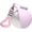 pink#3, variant on Stainless Steel Leakproof Portable Dog Water Bottle 9.6oz with Foldable Silicone Bowl for Outdoor Travel, Walking, Hiking