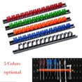 thumbnail image 2 of Lefu 1pc Screwdriver Organizer ABS Wall Mount Plastic Wrench Screwdriver Organizer Rail Rack Storage Holder Hand Tools Parts, 2 of 8