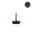 thumbnail image 4 of 20 Pcs Vis sur Type Meubletable Chaise Planeur Ajusteur de Pied M6, 4 of 8