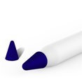 thumbnail image 1 of Pointe de Crayon en Gel de Silice Douce et Résistante à l'Usure Protection d'Écriture Accessoires Bleu Foncé pour IOS, 1 of 1