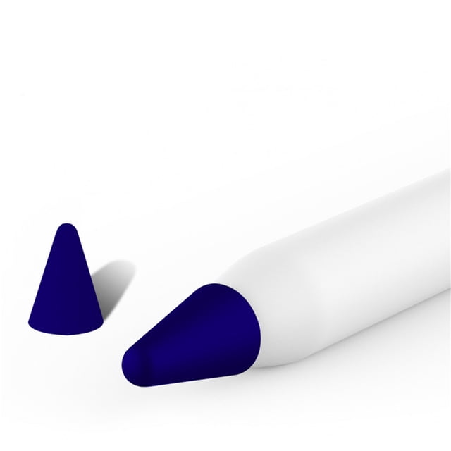 Pointe de Crayon en Gel de Silice Douce et Résistante à l'Usure Protection d'Écriture Accessoires Bleu Foncé pour IOS