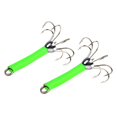 thumbnail image 4 of S SERENABLE 2 Pack Hooks ing Hooks Stainless Hooks Freshwater water Sports ing Green, 4 of 7