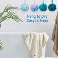 thumbnail image 4 of Shower Loofahs Bath Sponge   75g/PCS Extra Large Shower Puff  Soft Mesh Pouf Shower Scrunchie for Easy Foaming Body Scrubber Exfoliator  Set of 4  Flower Color, 4 of 6