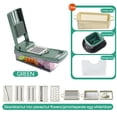 thumbnail image 2 of Agiferg Vegetable Chopper, 14-in-1 Multi-function Kitchen, Stainless Steel Vegetable Chopper, Hand Grinder,potato And Fruit, 2 of 4
