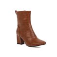 thumbnail image 4 of Awdenio Autumn And Winter Size Women's Boots Thick High-heeled Side Zipper Stone Pattern Short Boots Knight Boots, 4 of 5