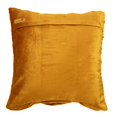 thumbnail image 2 of Housse de Coussin Personnalisée, Housse d'Oreiller, Canapé Sofa, Housse d'Oreiller de Lit, Housse d'Oreiller Texturée Froncée en Velours Doré 14x14 Pouces (35x35 cm), Housse d'Oreiller Unie Dorée - Beauté Dorée Riche, 2 of 2