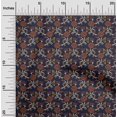 thumbnail image 1 of oneOone Polyester Lycra Fabric Leaves & Floral Block Print Fabric By Yard 56 Inch Wide, 1 of 4