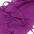 thumbnail image 3 of AherBiu Plus Size Bottom Shorts for Women Wide Leg Drawstring Elastic Waisted Comfy Loungewear Shorts, 3 of 5