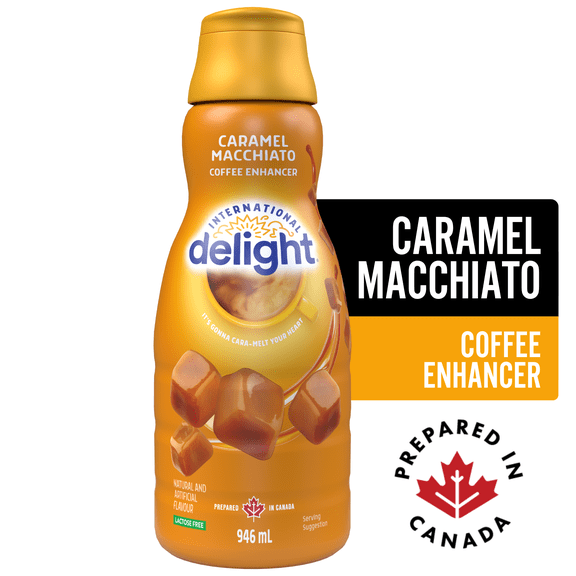 International Delight Coffee Creamer, Caramel Macchiato flavour, Coffee Whitener