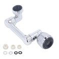 thumbnail image 2 of Faucet Arm, 1080 Degree Rotating ABS Glossy  Swivel Faucet Extender  For Bathroom, 2 of 8