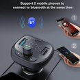 thumbnail image 2 of compatible LOHEE S-21 Bluetooth Car Charger Adapter FM Transmitter QC3.0 USB Fast Charging Car Charger_Perfect Gift, 2 of 5