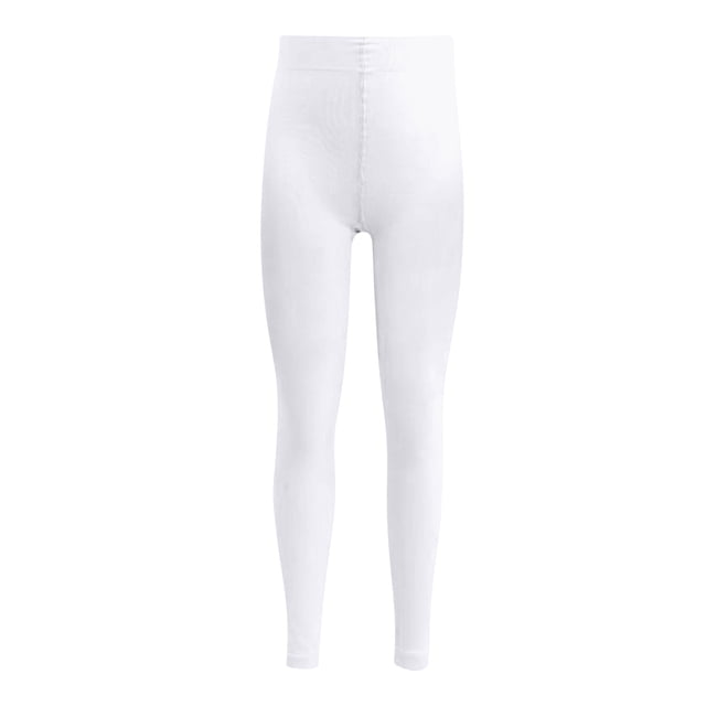 MIASHUI Girls Dance Ballet Tights Comfortable Fit Pants Solid Color Seamless Stretchy Leggings,White,3-4 Years