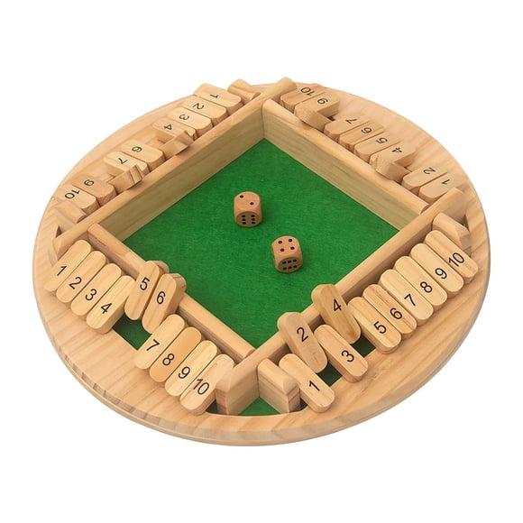 Jouets pour Bébés pour Tout-Petits Garçons Filles Âgés de 1-3 4-6 7-12 Ans, Jeu de Cartes à Quatre Faces Numérique à Retourner sur Table, Accessoires de Jeu à Boire, Jeu de Fête Décontracté, Petits Cadeaux de Bas de Noël pour Enfants