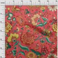 thumbnail image 3 of oneOone Polyester Spandex Red Fabric Asian Chinese Flower Sewing Craft Projects Fabric Prints By Yard 56 Inch Wide, 3 of 4