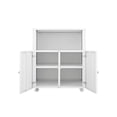 thumbnail image 3 of Yiwa Metal Storage Cupboard with Adjustable Shelf, Versatile Printer Stand & Mobile Filing Cabinet for Home Office or Garage, 3 of 9