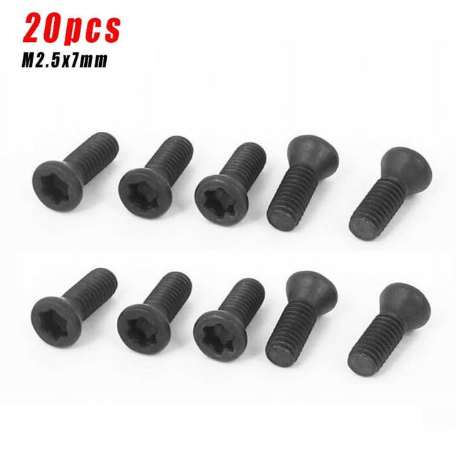 20pcs M2.5 M3.5 Torx Screws For Replaces Carbide rt CNC Lathe Tools
