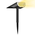 thumbnail image 1 of Projecteur de Pelouse Solaire Spot Réutilisable IP65 Imperméable Blanc / Chaud Extérieur LED Jardin Alimenté Lampe de Paysage Lumineux, 1 of 11