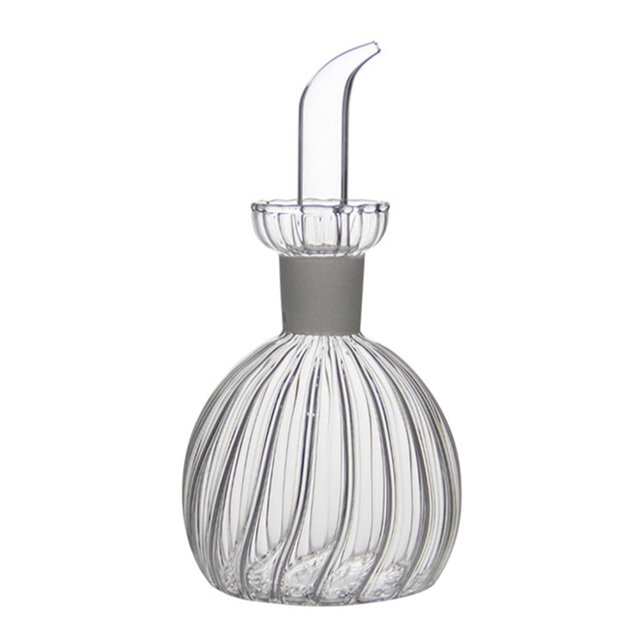 Rongfmy Oil Dispenser Bottle Oil Bottle Easy Refill And Clean Heat Resistant Transparent 500ml