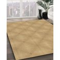 thumbnail image 3 of Ahgly Company Machine Washable Indoor Square Transitional Yellow Orange Area Rugs, 4' Square, 3 of 7