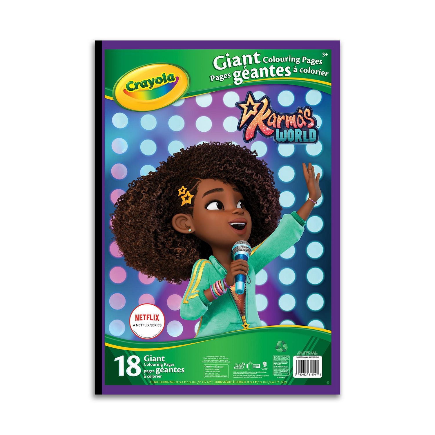 Crayola Giant Colouring Pages, Karma's World
