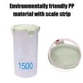 thumbnail image 4 of fheaev With Graduated Round Storage Jars Sealing Jars Plastic Kitchen With Lids Snack Jars Grains Storage Jars Storage Jars Yoghurt Cheese Cake Jars, 4 of 6