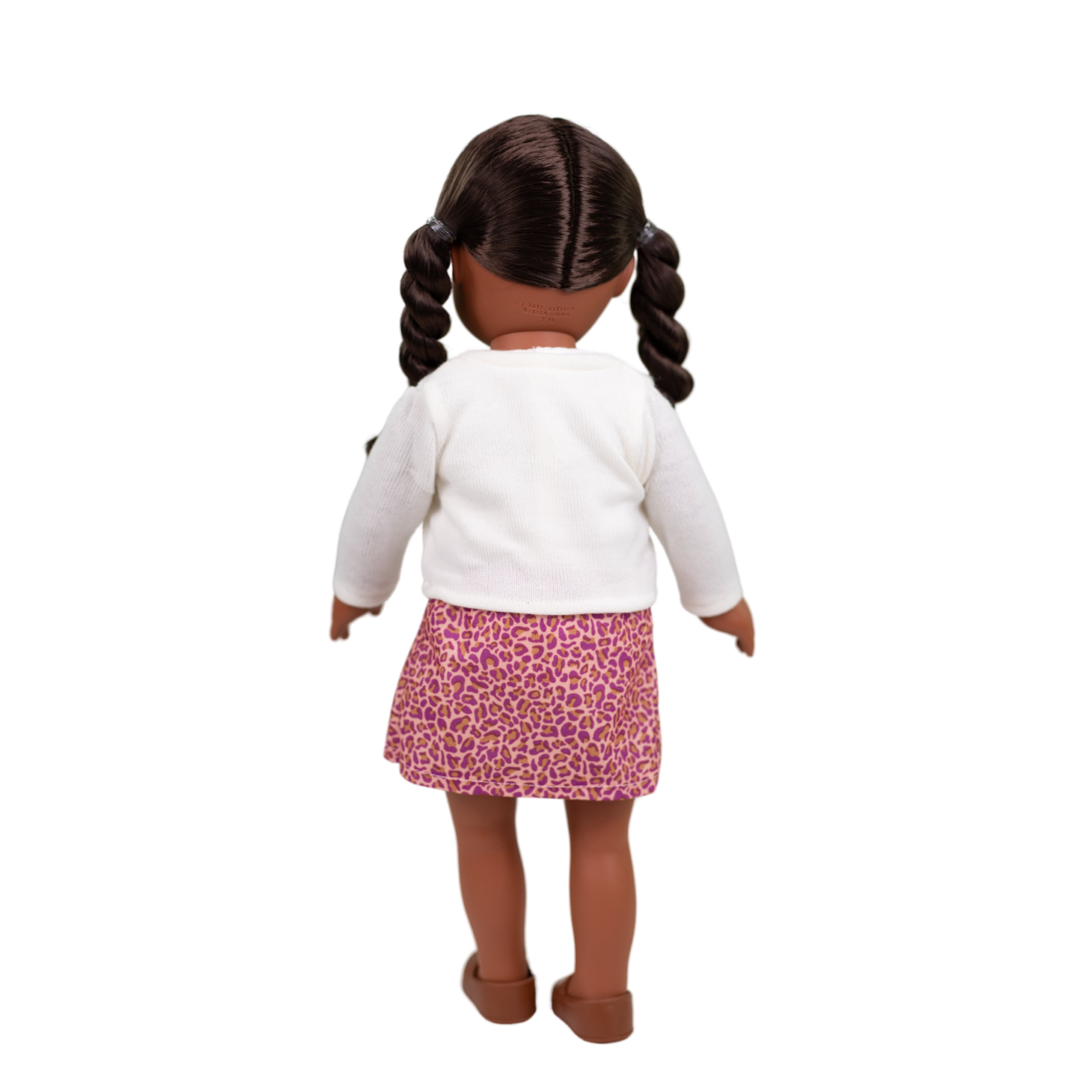 My Life As – Poupée Elora Articulée 18 pouces, Cheveux Brun Foncé, Yeux Marron