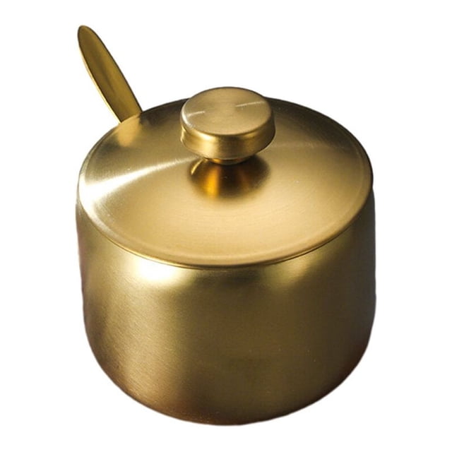 Pot à Sucre Café Thé Pot à Épices Gadgets de Cuisine Récipient à Sel Design Intégré Fournitures de Cuisine Pot d'Assaisonnement Argent type 1 S