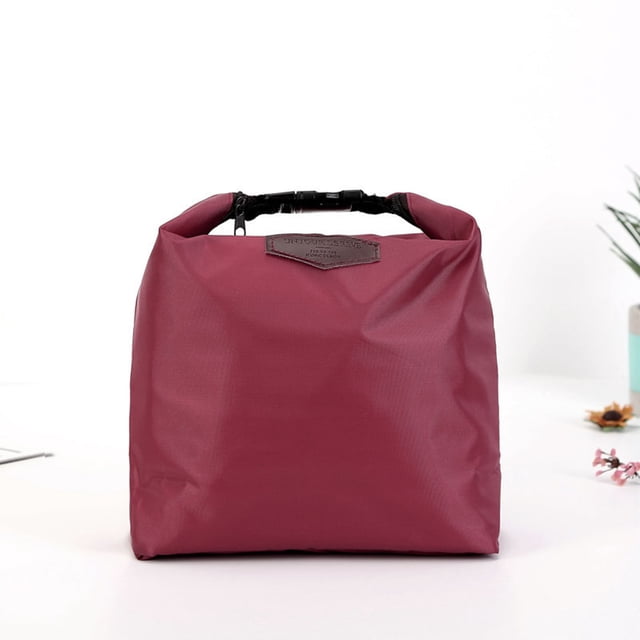 Insulated Bag, Leakproof Cooler Tote, Compact Thermal Food Carrier, Foldable Picnic Kit for Work Commute, Learning Place Meals, Outdoor Activities