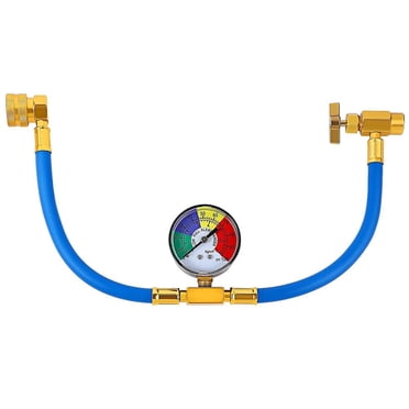 R134A Refrigerant Quick Refill Fluoride Tube with 1/2 ACME Valve for AC and Car Air Conditioning Systems