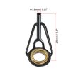 thumbnail image 2 of Unique Bargains 1.6mm Stainless Steel Fishing Rod Tip Repair Kit Pole Ring Guide Replacement, Golden 8 Pack, 2 of 5